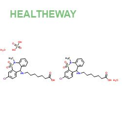 Tianeptine hemisulfate monohydrate (THM)
